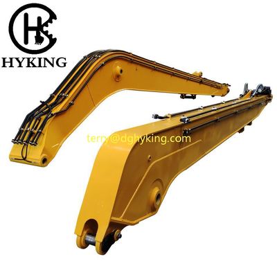 Excavadora Boom y brazo de largo alcance con material Q345B Boom de 32 m de largo y costura cónica de 45 grados para dragado en puerto
