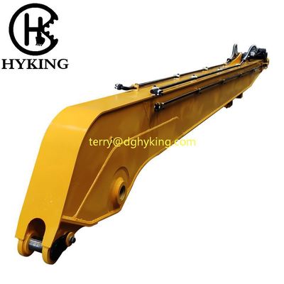 Excavadora Boom y brazo de largo alcance con material Q345B Boom de 32 m de largo y costura cónica de 45 grados para dragado en puerto
