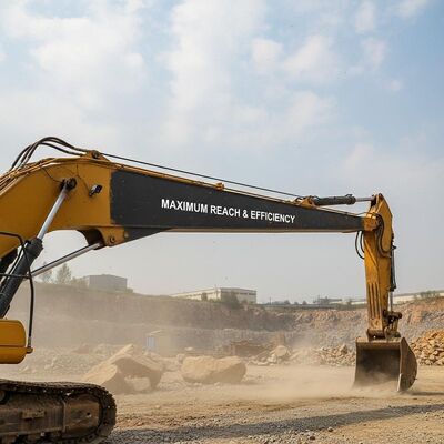Brazo de excavadora de 8500 mm de longitud de pluma Diseñado para máximo alcance y eficiencia operativa mejorada